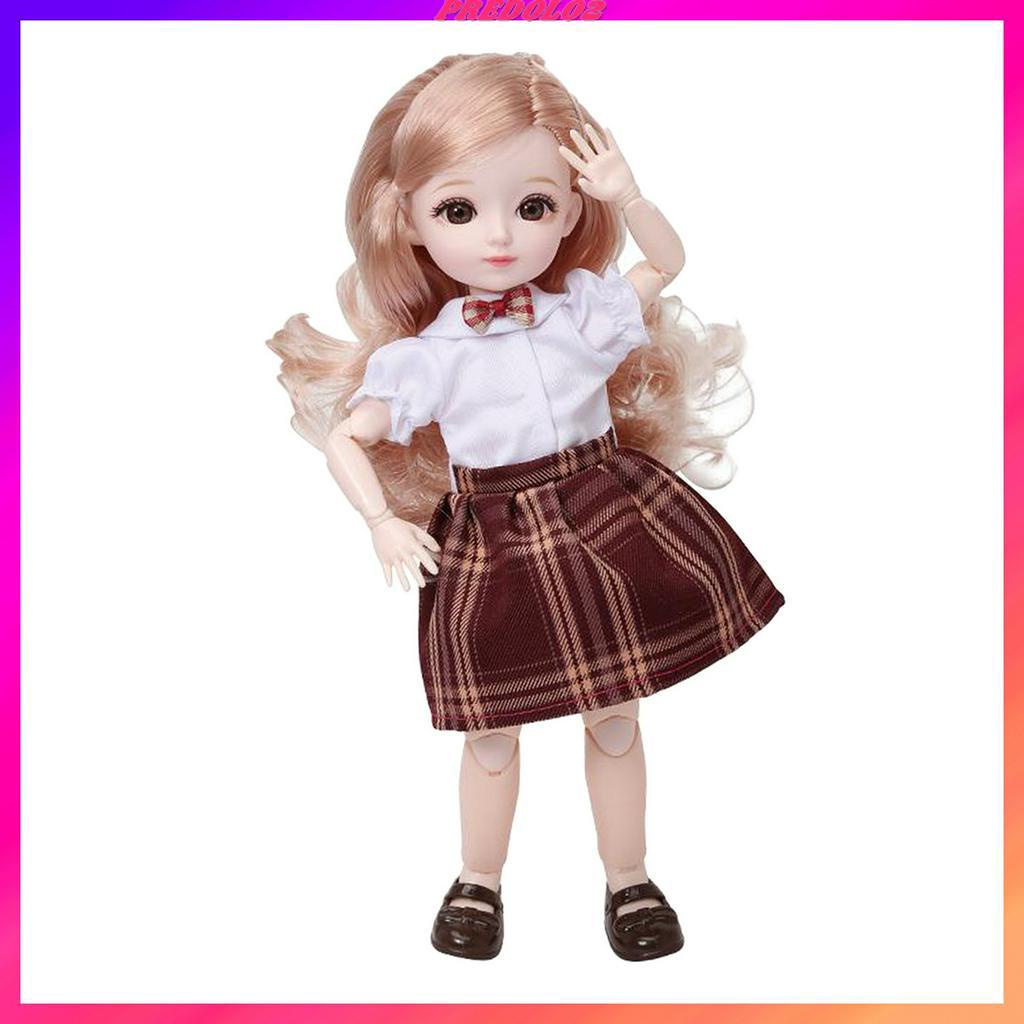 Búp Bê BJD 1 / 6 Có Khớp Nối 30cm Kèm Tóc Giả 30cm