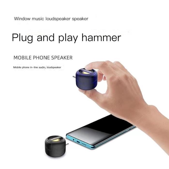 Loa Micro mini Có Thể Sạc Lại Chất Lượng Cao Cho Máy Nghe Nhạc Băng cassette cd players Máy Tính