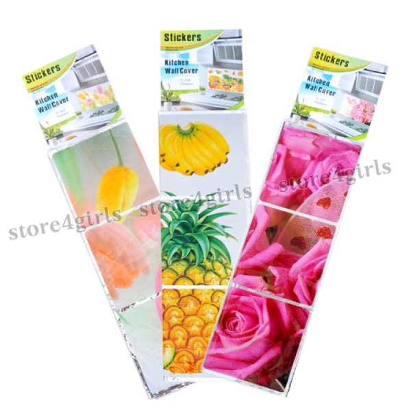 Miếng Dán Tường Nhà Bếp, Giấy dán tường, Decal dán tường chịu nhiệt cao, chống bắn dầu mỡ, trang trí căn bếp hiện đại