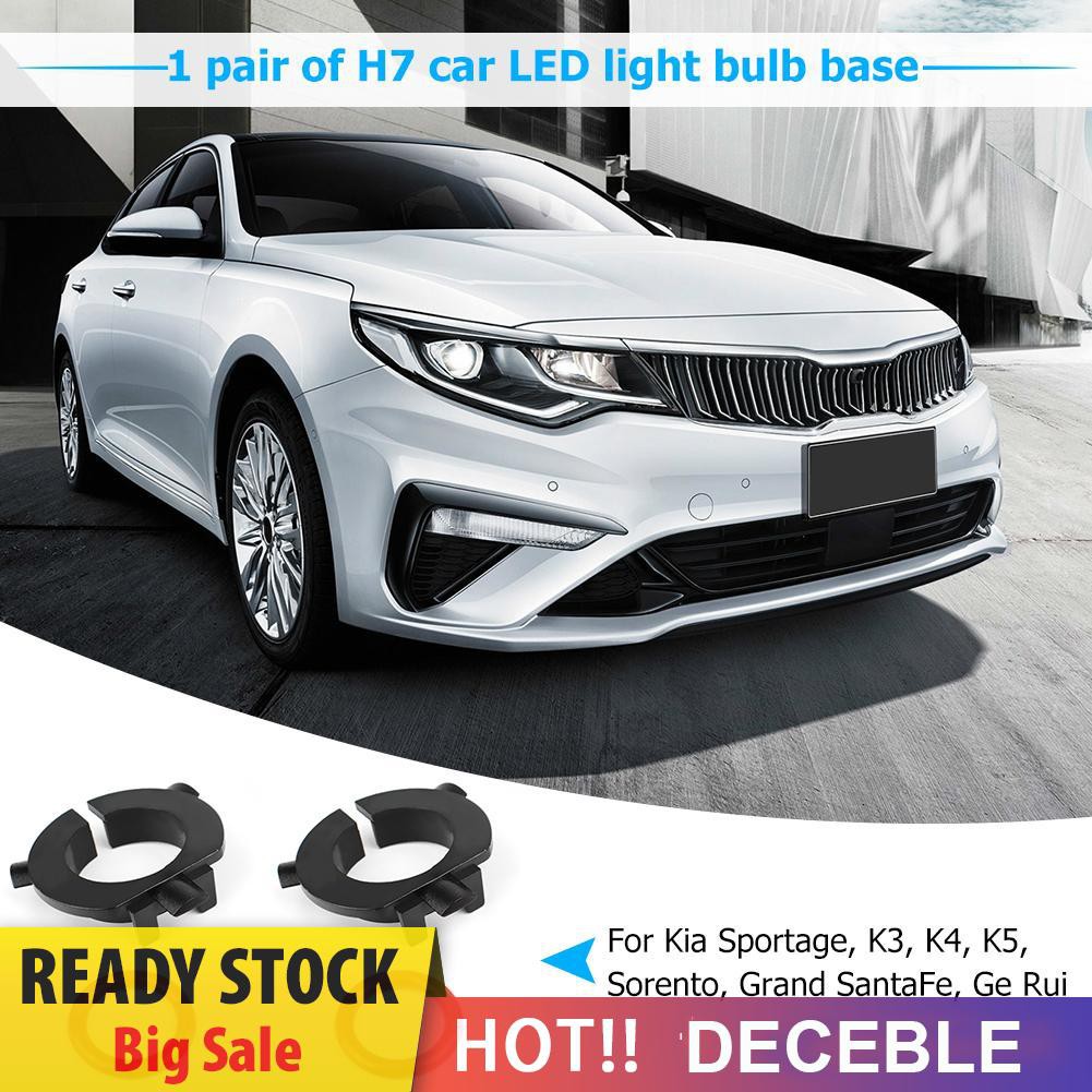 Cặp đế gắn đèn pha led h7 cho xe Sonata Qashqai Kia