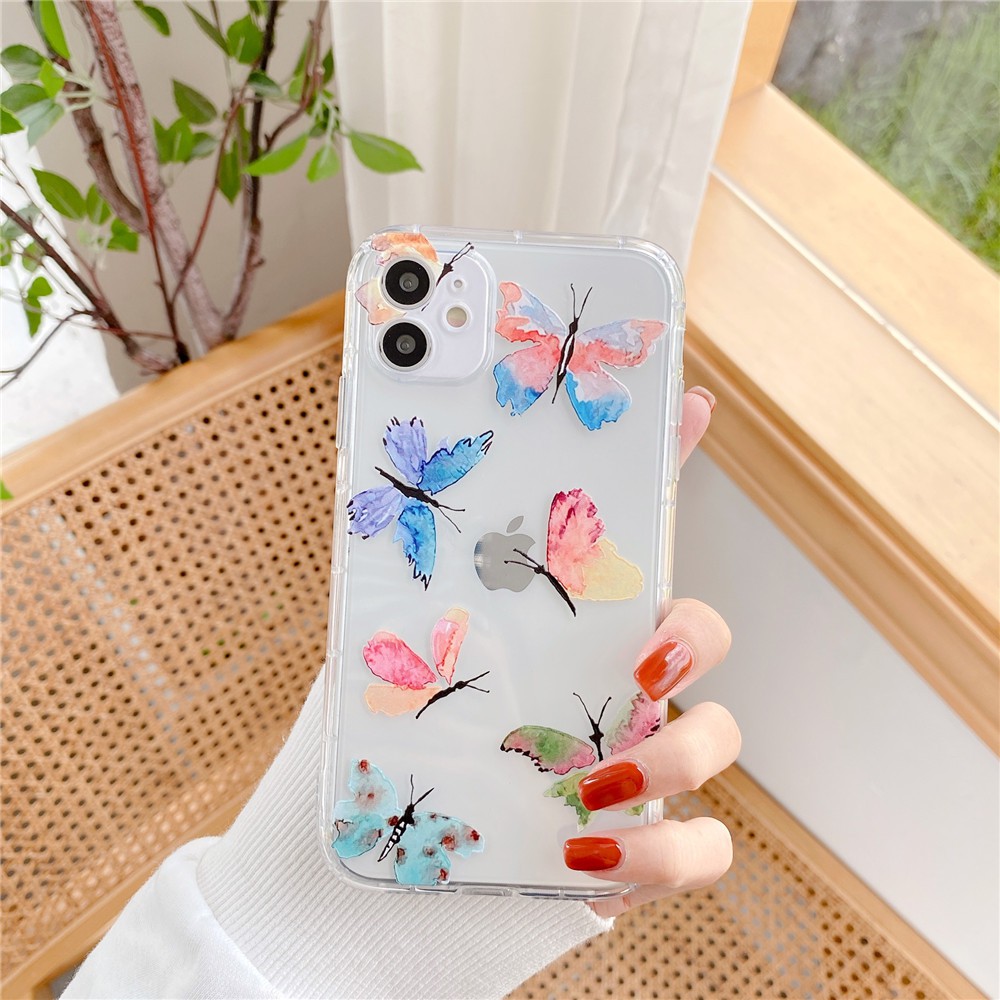 Ốp điện thoại tpu mềm in hoa bướm xinh xắn cho iPhone 11 Pro Max X Xs Max XR iPhone 7 Plus 8 Plus iPhone 6 Plus 6S Plus | BigBuy360 - bigbuy360.vn