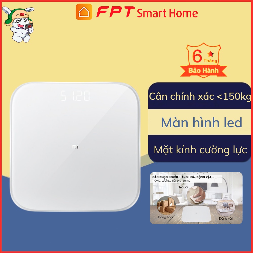 Cân Điện Tử Thông Minh Bluetooth Xiaomi Smart Scale Gen 2 – Bác Sĩ Gia Đình, Trợ Lý Sức Khỏe - Hàng Chính Hãng