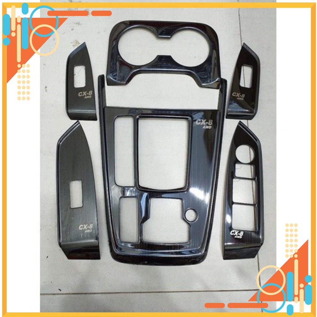 Ốp nội thất dành cho xe mazda Cx8  mẫu titan