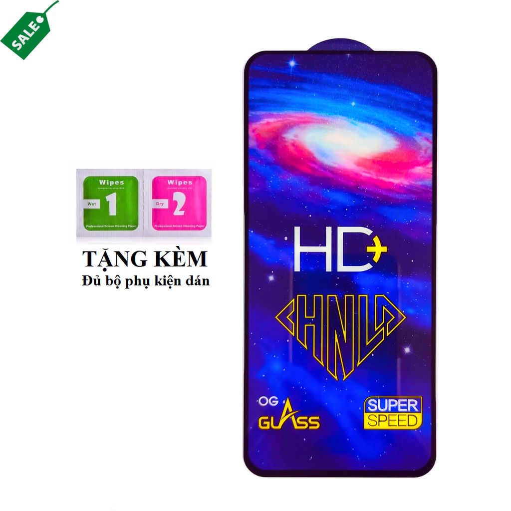 [Loại mới] Kính Cường Lực Oppo Reno 5/ 5g - Phủ Nano chống nước - Full màn hình cao cấp - Độ trong cao HD+