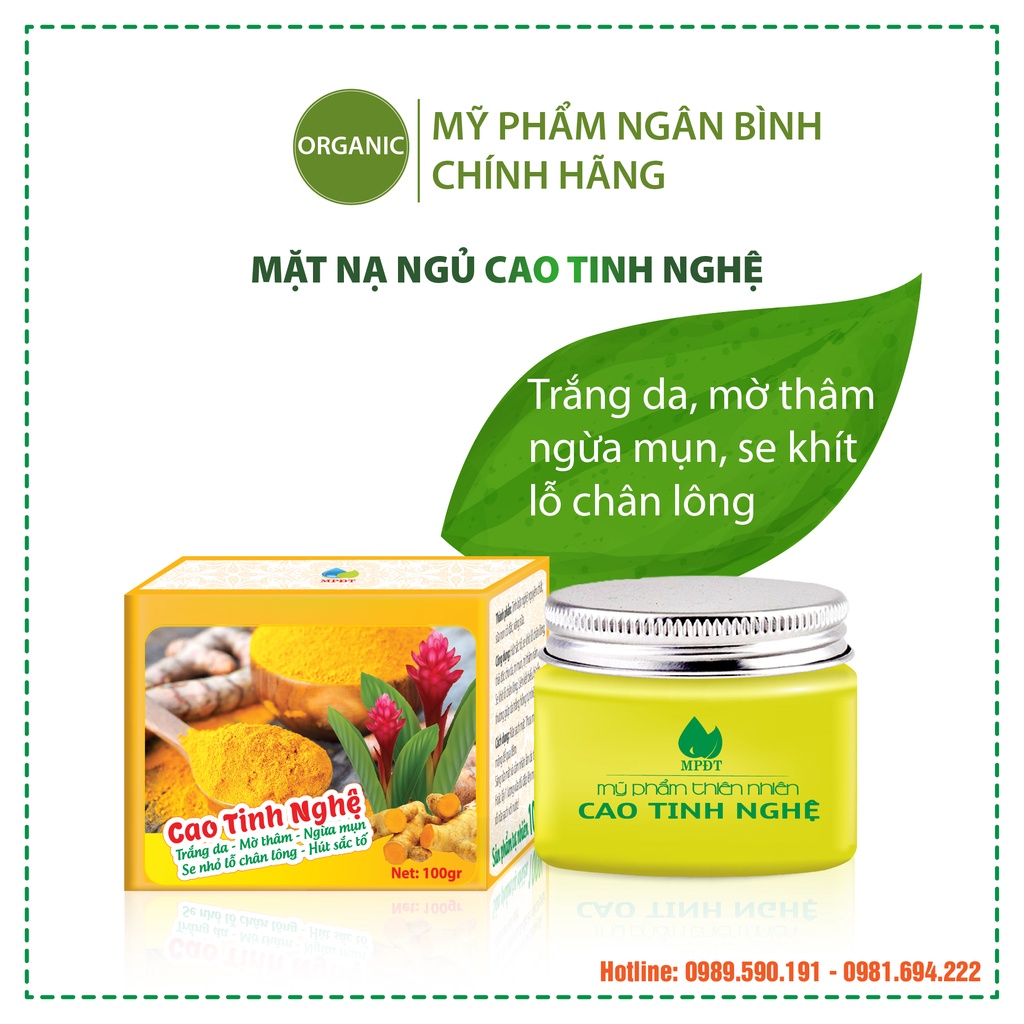 Cao tinh nghệ sữa ong chúa chiết xuất từ thiên nhiên theo công thức độc quyền giúp trắng da, mờ thâm, mờ sẹo hiệu quả