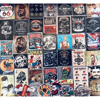Set 10 sticker decal chống nước BABER