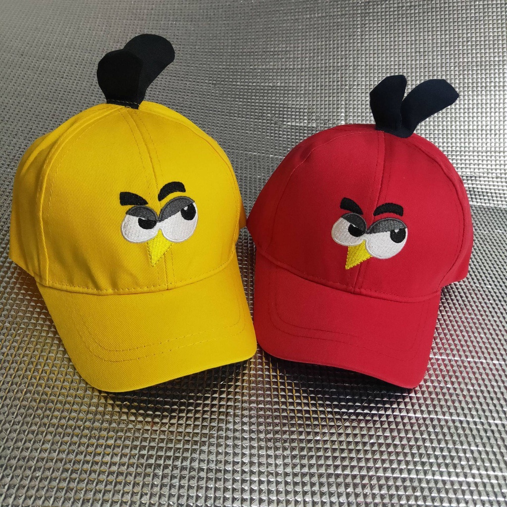 Mũ Lưỡi Trai Hình Angry Birds Hoạt Hình Dễ Thương Cho Bé