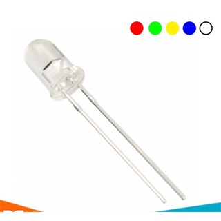 ⚡100 Bóng Led ĐỤC 5mm đơn sắc, loại tốt, hiệu Senyang!