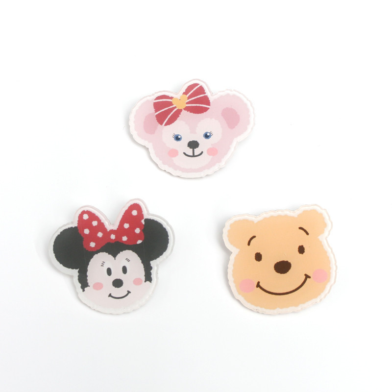 Huy hiệu cài áo hình chú thỏ hoạt hình đáng yêu