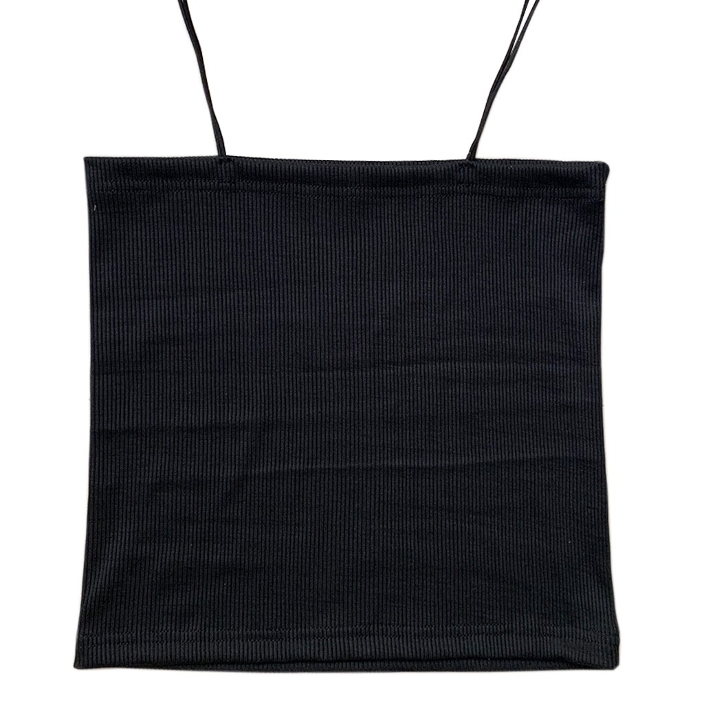 Áo hai dây sợi bún croptop chất thun gân co dãn