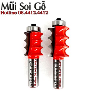 Mũi phay,mũi soi 3 răng chỉ 22mm-31mm Favi