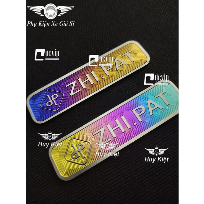 [Rẻ Vô Địch] Tem Zhi Pat Titan Dán Pô E Vario - Airblade - SH Mode, Sẵn Keo Dán 3M Mặt Sau 4541