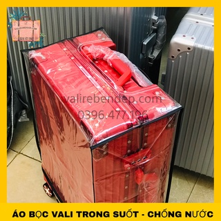 Áo bọc, bao trùm vali trong suốt silicon cao cấp size 20/24//26/29
