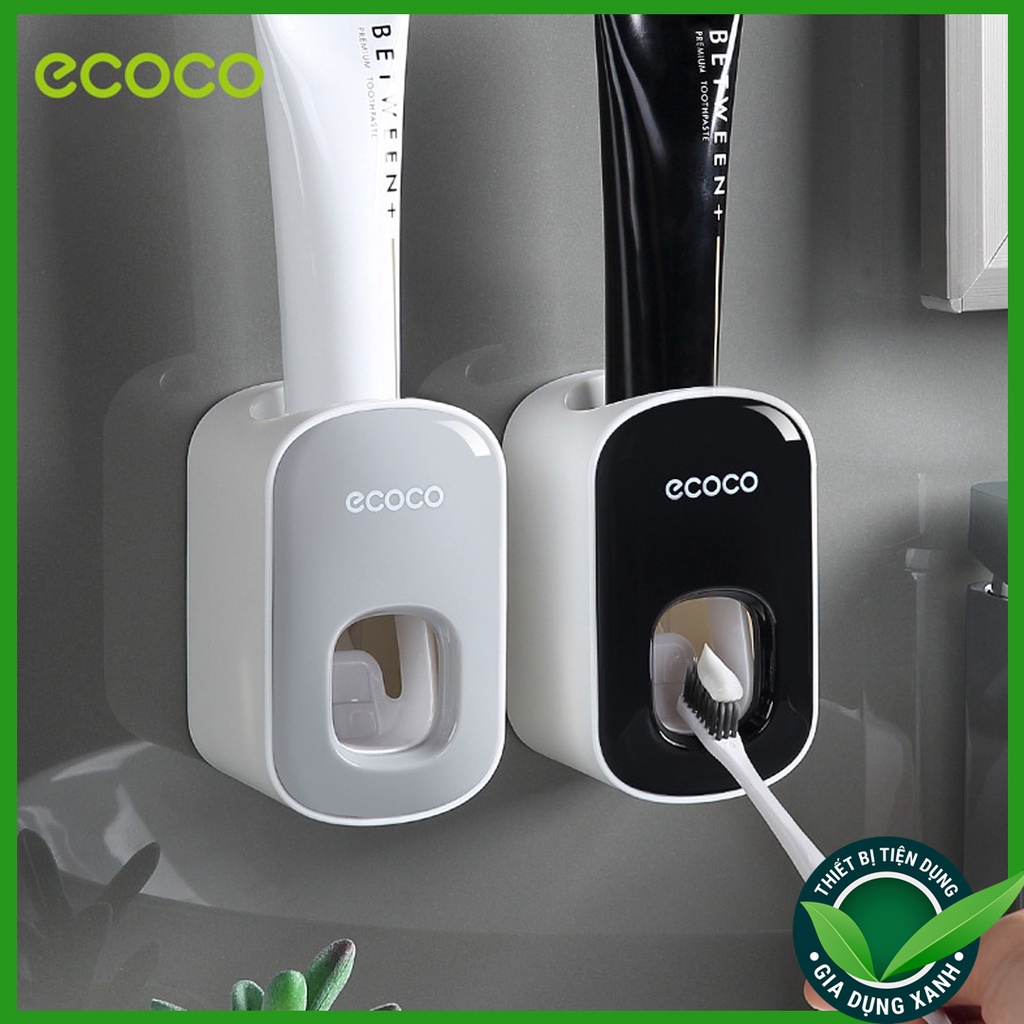 [ Hàng Mới Về ] Bộ nhả kem đánh răng tự động Ecoco Asujei Tooth thông minh Dán Tường siêu tiện dụng