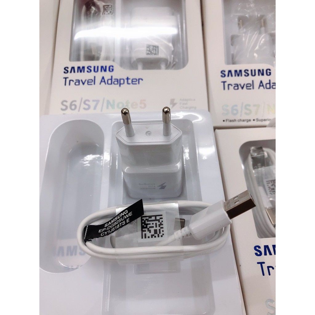 Bộ sạc nhanh Sam Sung S6S7 chân micro Full Box