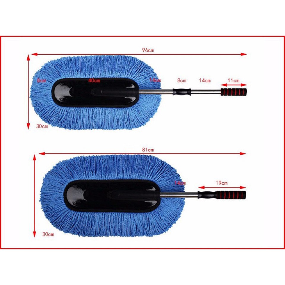 Chổi Lau Rửa Xe Ô Tô Điều Chỉnh Được Độ Dài LX01 | BigBuy360 - bigbuy360.vn