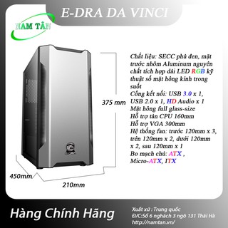 Vỏ máy tính - Case E-Dra Da Vinci