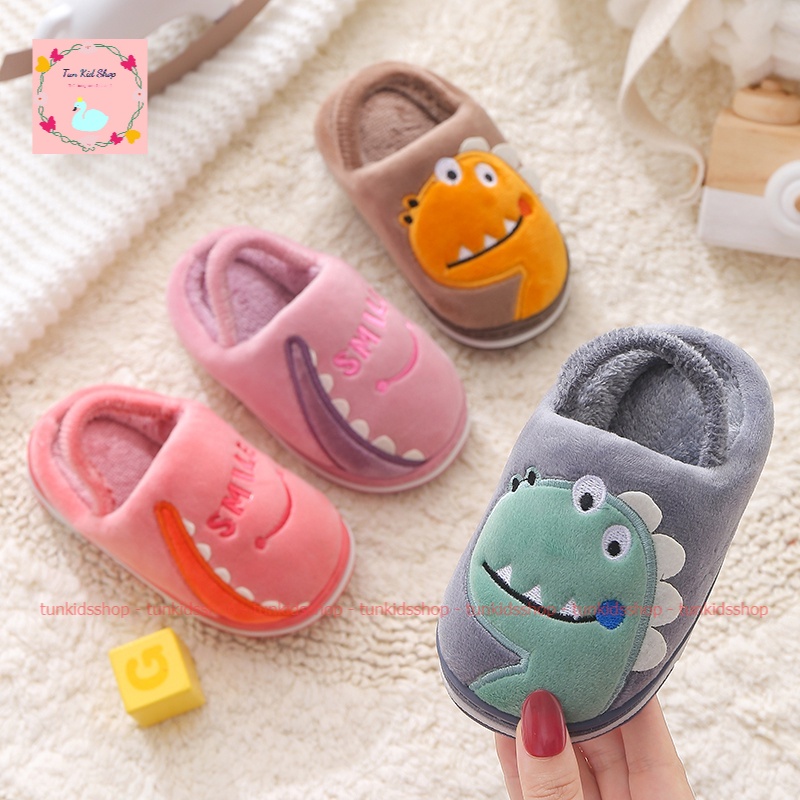 Giay bông mùa đông cho bé trai và bé gái đủ size dưới 10 tuổi