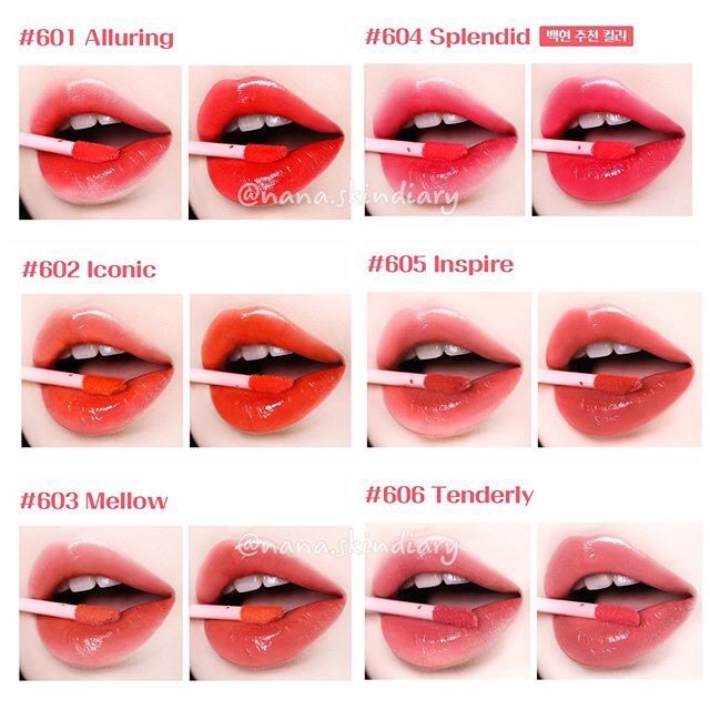 [Sales banh nốc] Set Son #TIRTIR + BAEKHYUN LIPTINT Cực Phẩm 6son tint+4tấm hình | BigBuy360 - bigbuy360.vn