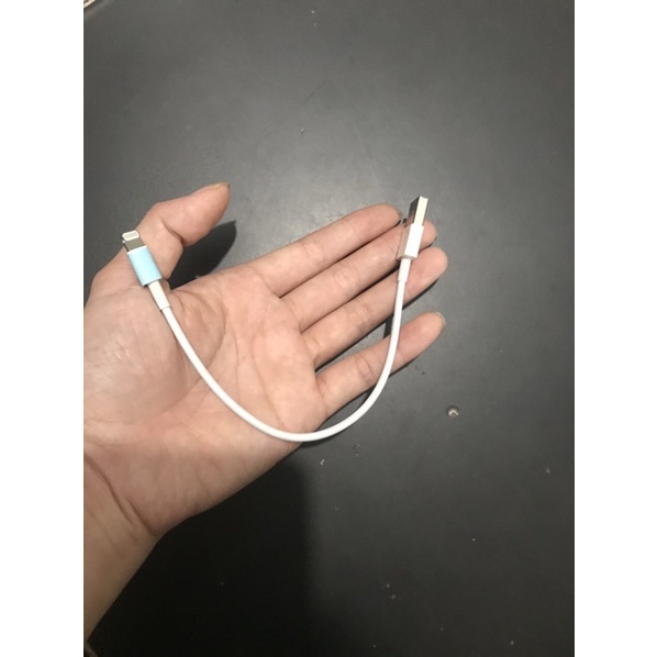 Dây Cáp sạc iphone ngắn 20-25cm loại tốt, lõi chuẩn