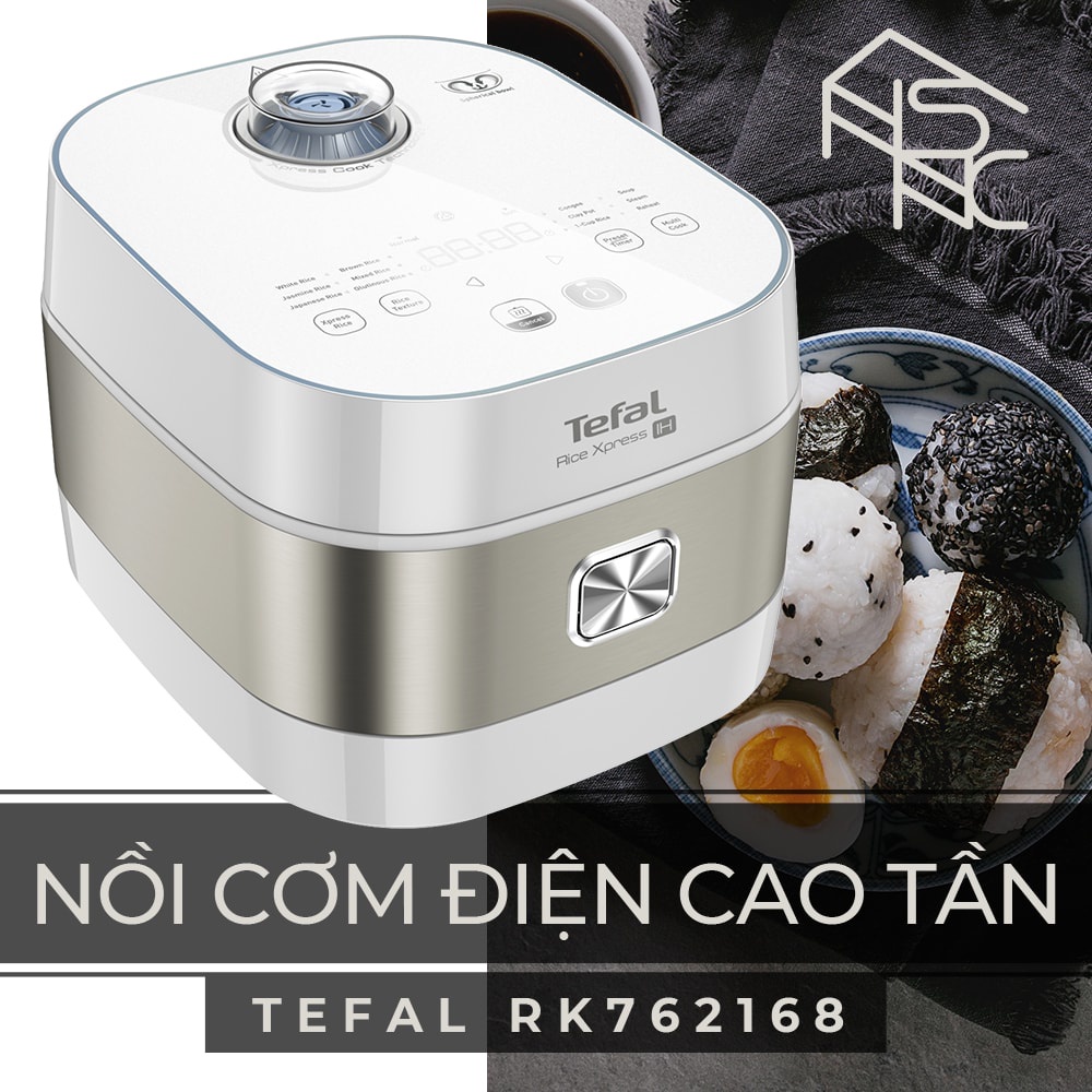 Nồi cơm điện cao tần Tefal - RK762168 - 1.5L - Thương hiệu Pháp