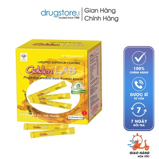 Men vi sinh từ kim chi hàn quốc golden lab cân băng, hỗi trợ, cải thiện hệ tiêu hóa - hộp 60 gói