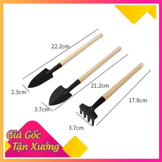 BỘ CUỐC XẺNG LÀM VƯỜN MINI 3 MÓN