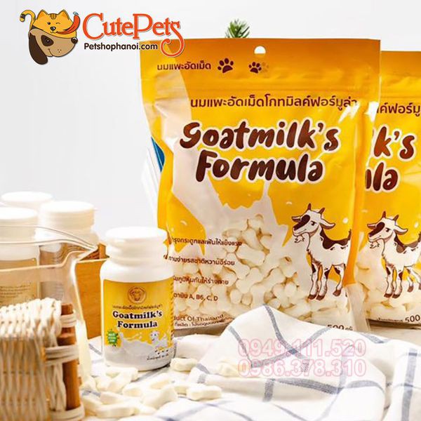 Xương sữa dê bổ sung canxi Goat's milk formula dành cho thú cưng