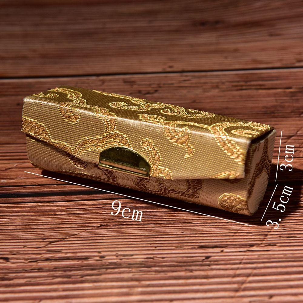 Lloyd Hộp Đựng Son Môi Trang Sức Thời Trang Bằng Lụa Satin Thiết Kế Thời Trang Có Gương Kèm Hộp Đựng Son Môi