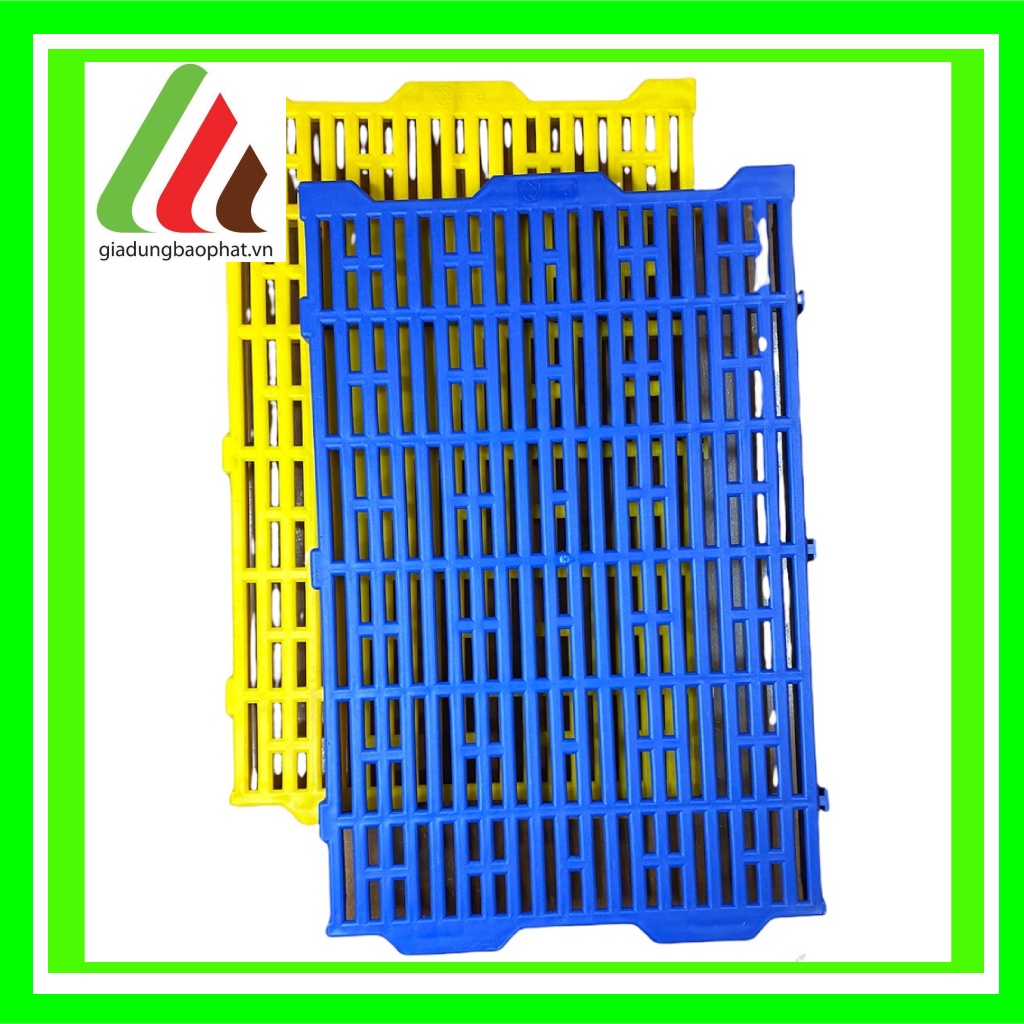 Tấm/ vỉ lót sàn nhựa chuồng trại cho vật nuôi thú cưng 60cm*40cm dày dặn bền chắc - sàn nhựa chuồng chó