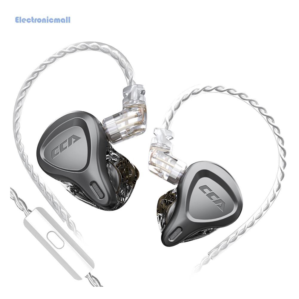 ElectronicMall01 CCA CSN Hybrid Driver In Ear Headphones 3.5mm Wired Earbuds HiFi Earphones