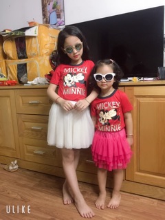 Áo phông mickey xuất dư 1-5y