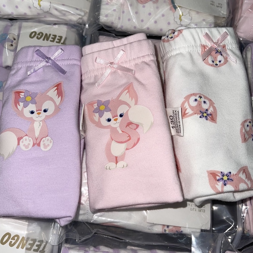 Quần Chíp Bé Gái - Set 3 quần chip đùi xuất dư thương hiệu Teengo 100% Cotton size 100-160