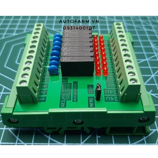 Module relay 8 kênh 24V loại mỏng