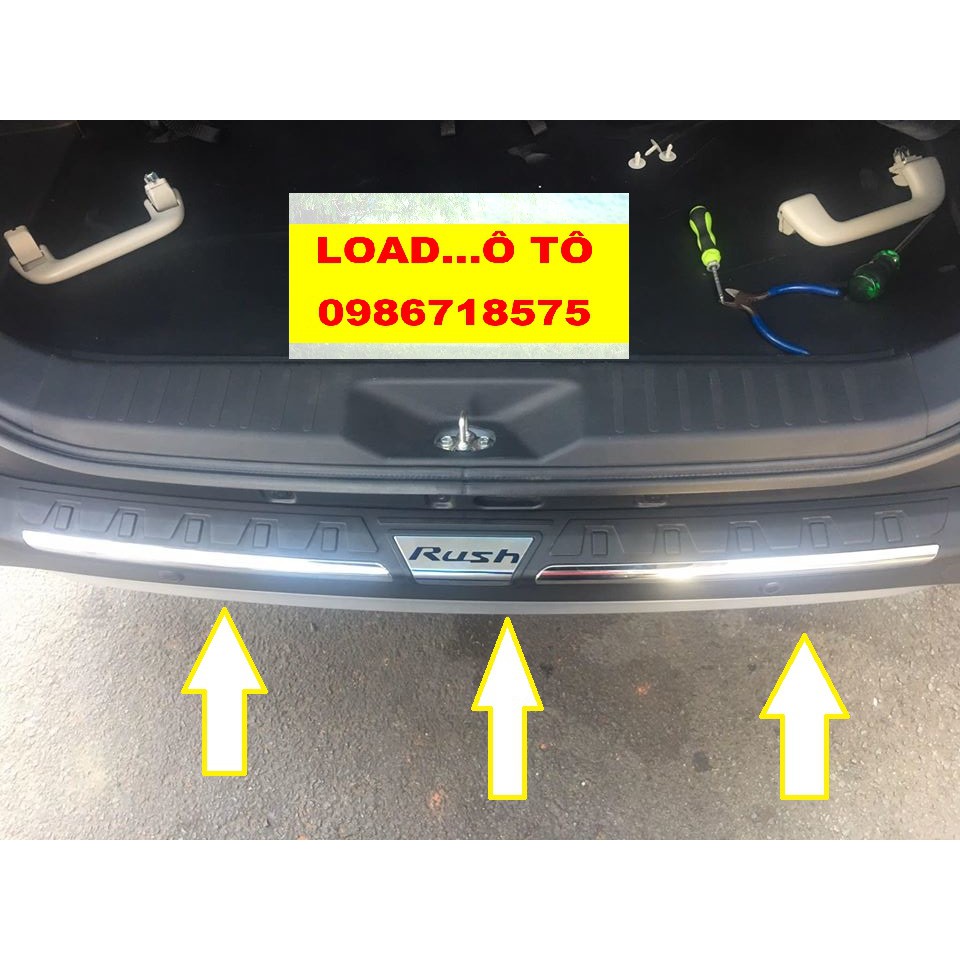 Chống Trầy Cốp Ngoài Xe Toyota Rush 2022-2018 Nhựa Đen Cao Cấp