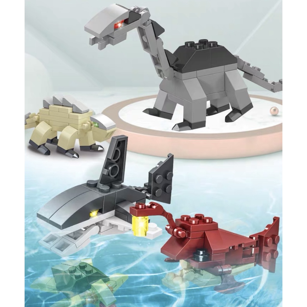 Đồ chơi khối lắp ráp, lắp ghép hình động vật, đồ chơi giáo dục vui nhộn cho trẻ em Master Kids