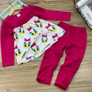Combo 9 bộ cotton dành cho bé gái