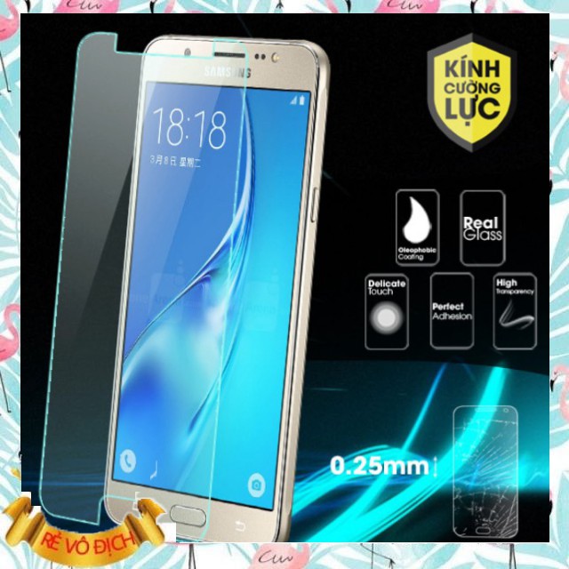 Kính Cường Lực Trong Suốt- 2.5D Samsung J2prime-J3pro-J5(2015)-J5(2016)-J5prime-J7(2015)-J7(2016)-J7prime-J7pro-J7plus.