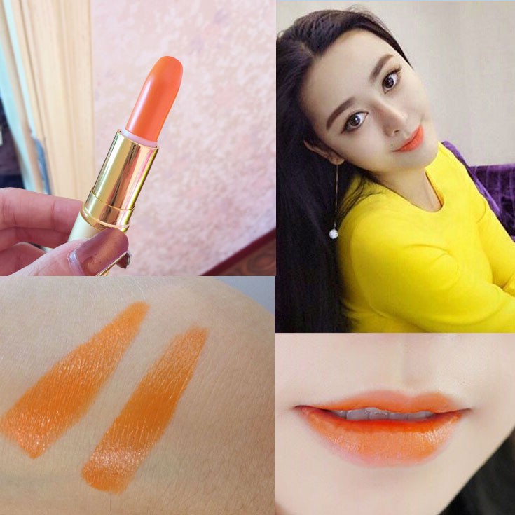 (hàng Mới Về) Son Môi Trang Điểm Màu Cam | BigBuy360 - bigbuy360.vn