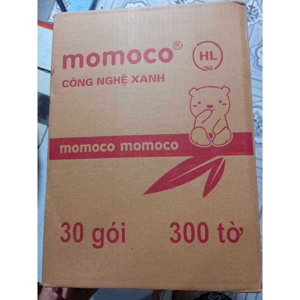 Thùng 30 gói giấy rút đa năng momoco