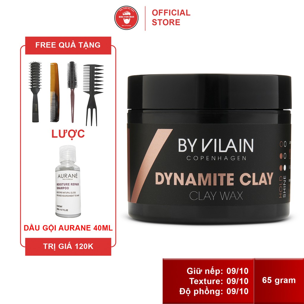 Sáp vuốt tóc By Vilain Dynamite Clay