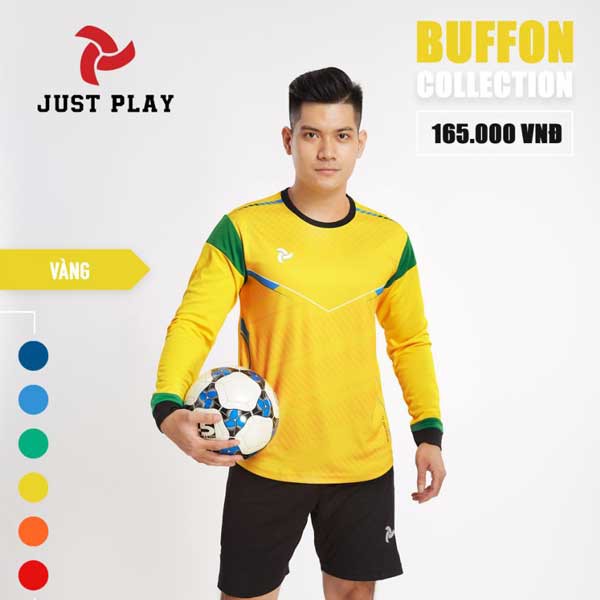 Quần áo thủ môn Buffon của Justplay - vải cao cấp,thấm hút mồ hôi -hàng phân phối chính hãng