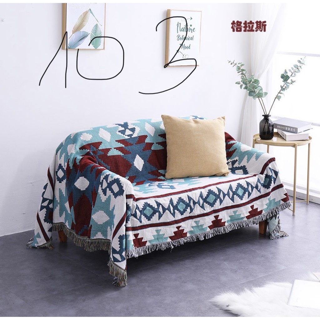 [ HÀNG MỚI ] Khăn Thảm Phủ Sofa chống bụi bẩn, Mền đắp thư giãn, Thảm Sofa Phòng Khách Loại Một ĐX103