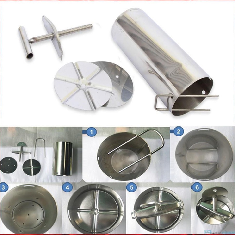 Khuôn làm giò inox 1kg - 2kg , khuôn giò xào hay khuôn làm giò thủ