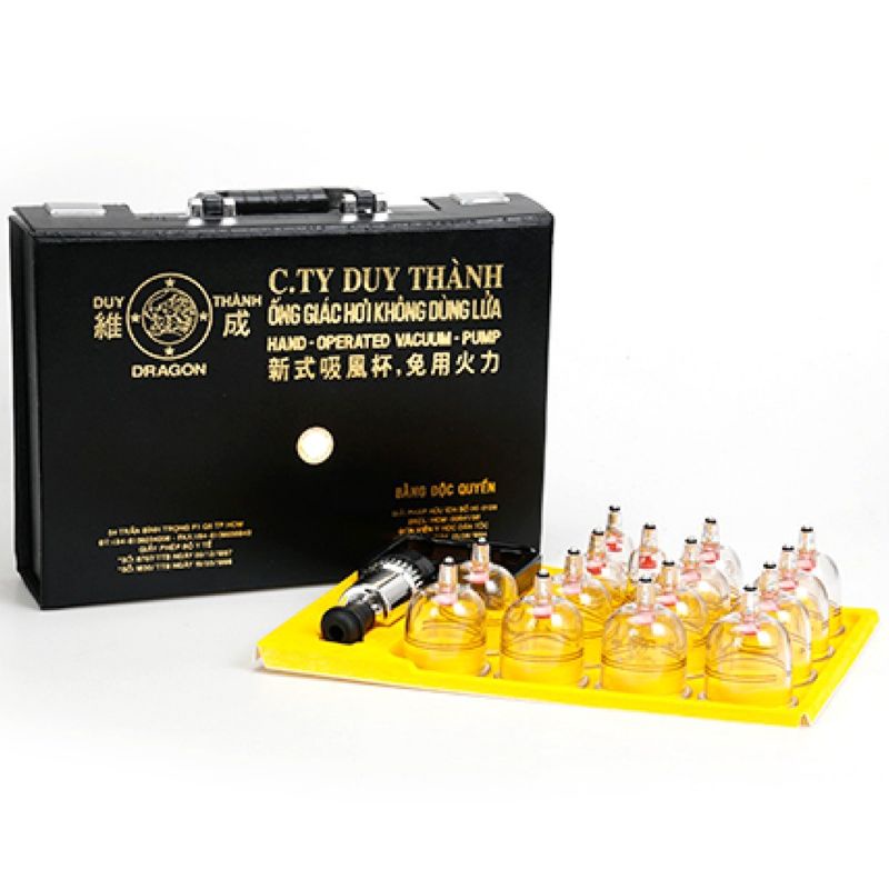 Bộ giác hơi không dùng lửa Duy Thành, [ bảo hành 12 tháng] chất liệu tốt, giảm đau mỏi cơ thể - Soleil Home