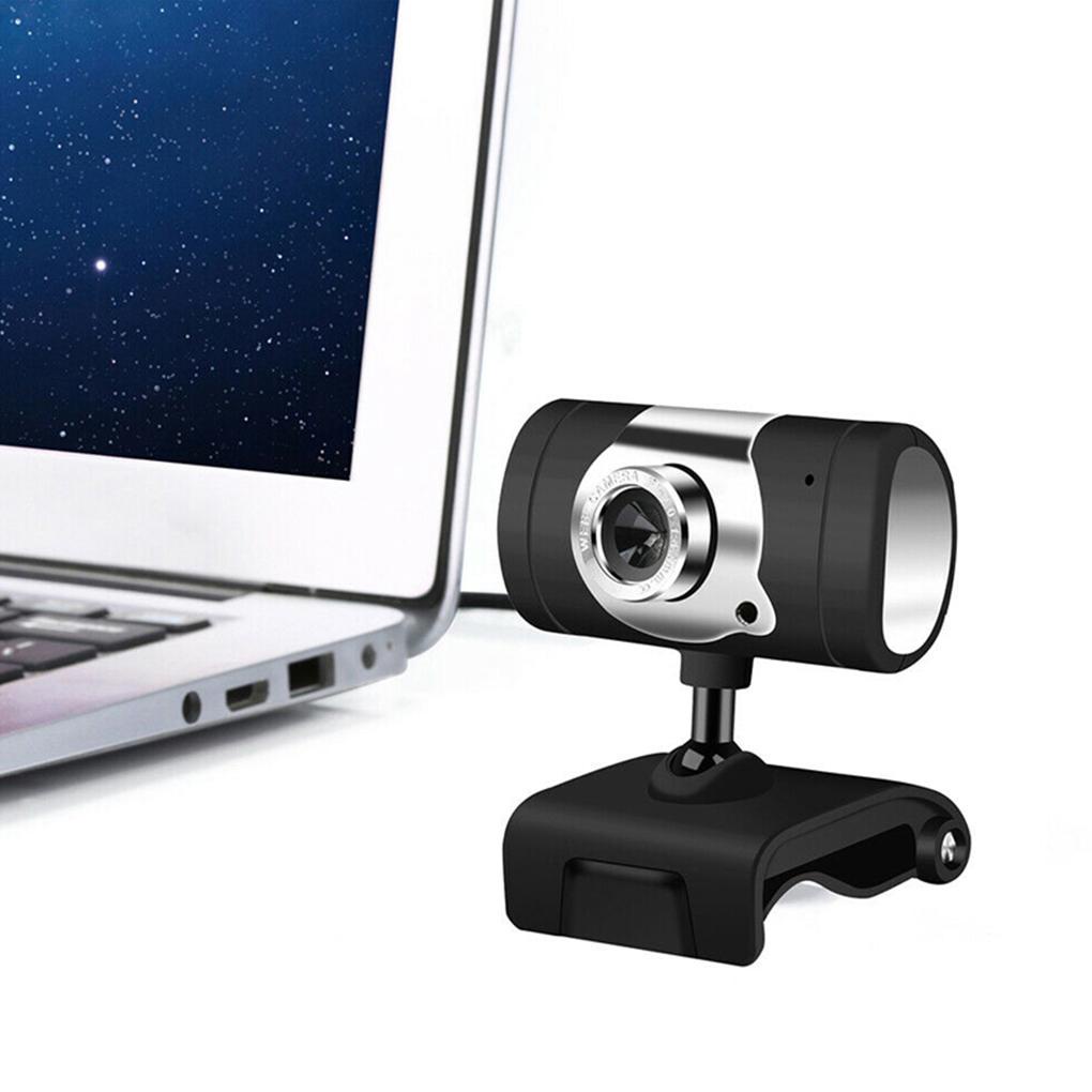 Webcam Ống Kính 480P Xoay 360 Độ Cho Máy Tính Laptop
