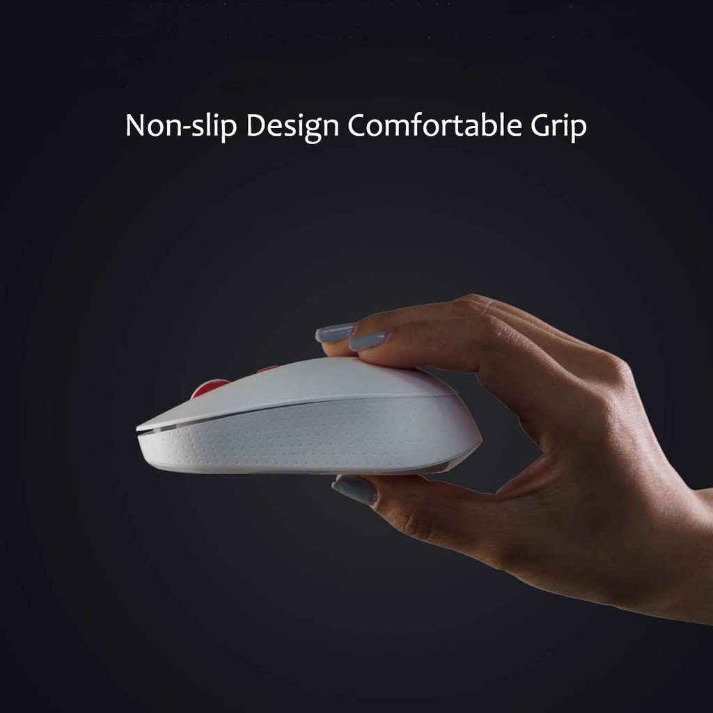 Xiaomi Youpin Chuột Không Dây + Đầu Thu  Miiiw DPI Đa Tốc Độ Có Thể Tắt Tiếng 2.4ghz Cho Máy Tính Văn Phòng