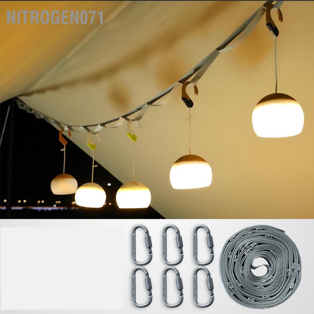 đèn led treo lều, đèn treo lều đèn cắm trại nhỏ gọn có sạc usb tiện lợi Đèn cắm trại dã ngoại - Đa chức năng khẩn cấp tuổi thọ cao Nitrogen071