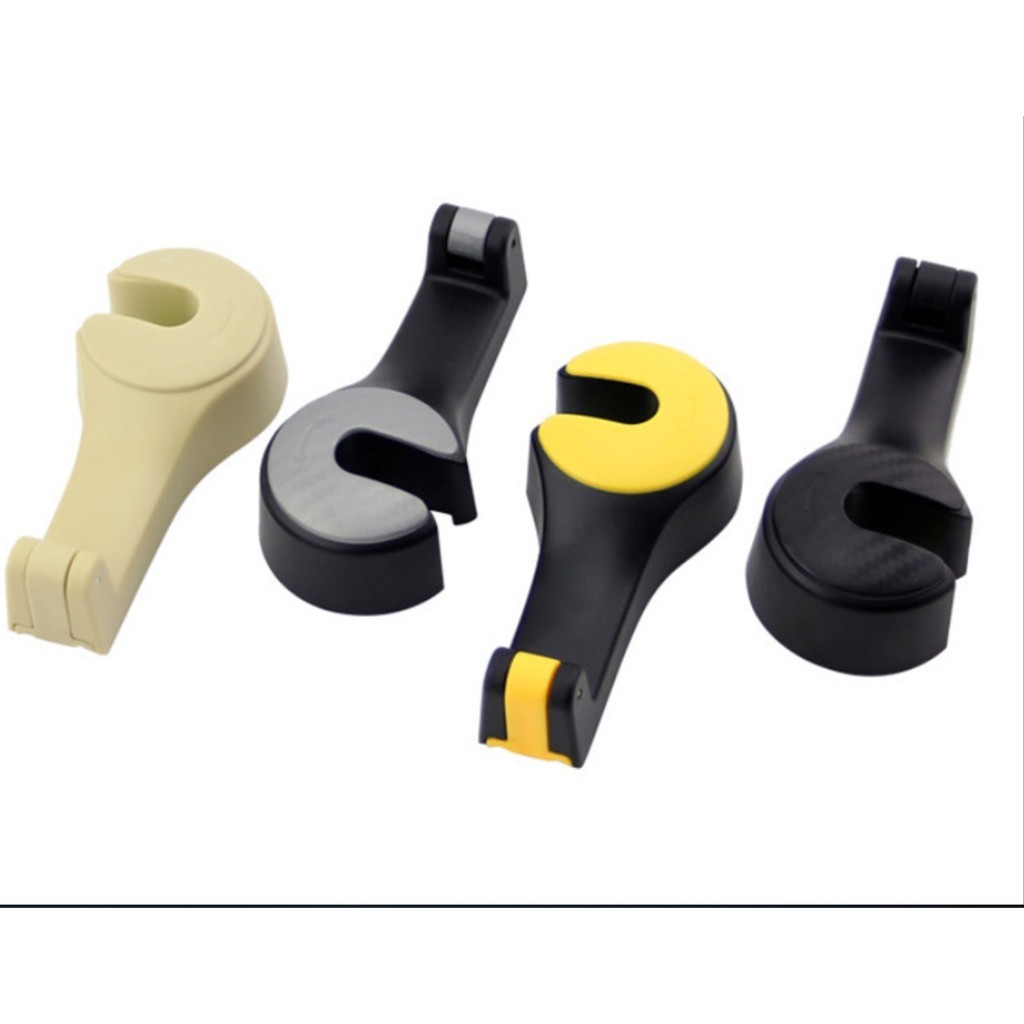 Móc treo đồ kèm giá đỡ điện thoại - Móc treo đồ thông minh trên ô tô | BigBuy360 - bigbuy360.vn