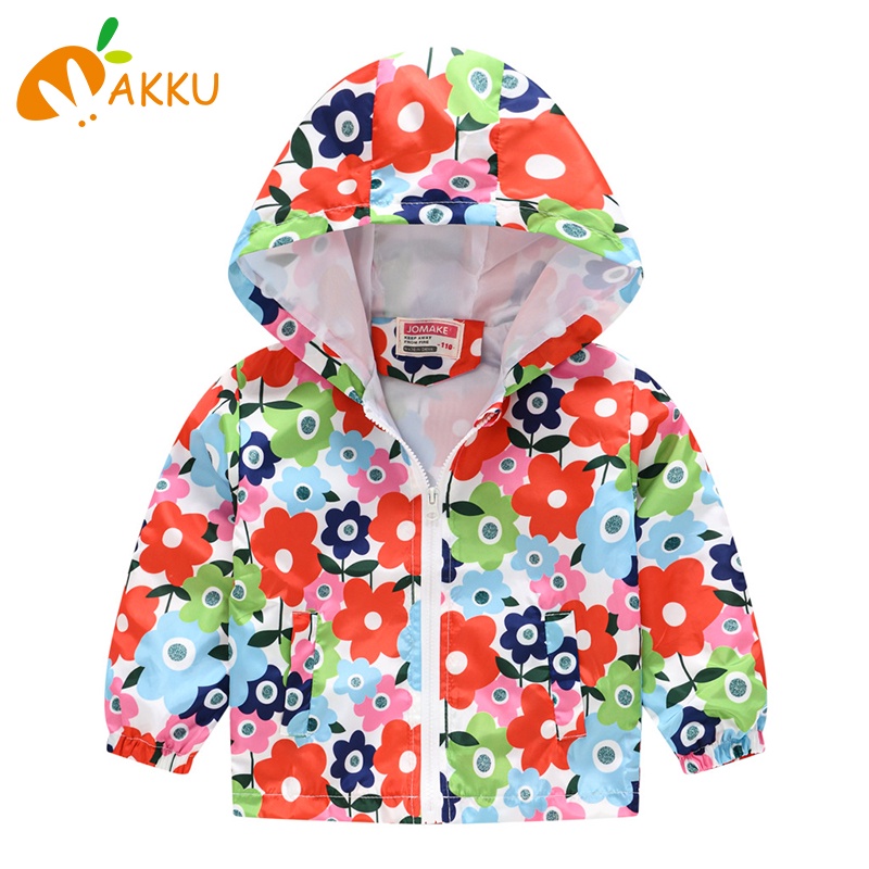 Áo Khoác Gió In Họa Tiết Hoạt Hình Thời Trang Xuân Thu Cho Bé